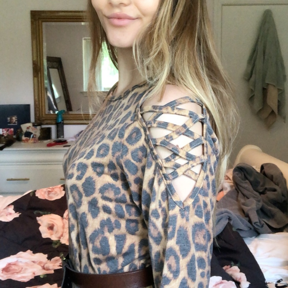 Cheetah print dress